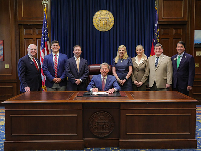Signing Ceremony for HB 461 with Governor Kemp